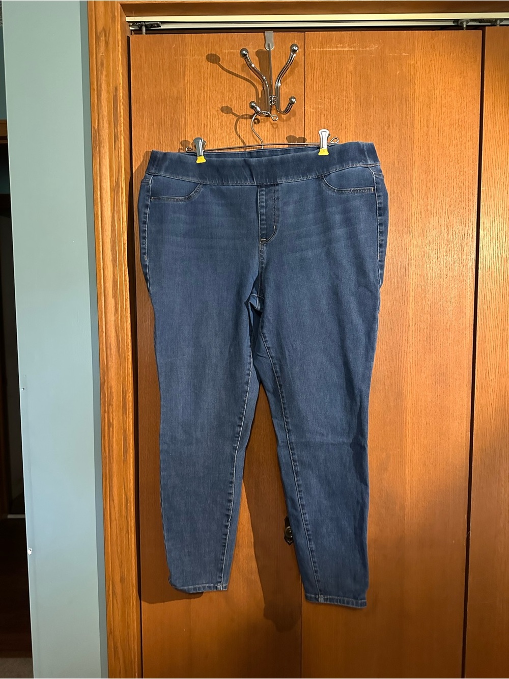 Lane Bryant Blue Stretch Skinny Jeans